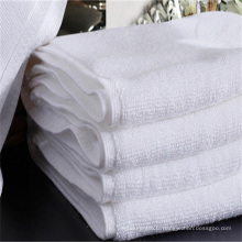 Serviettes 100% en coton 100% coton 21S / 2 blanc